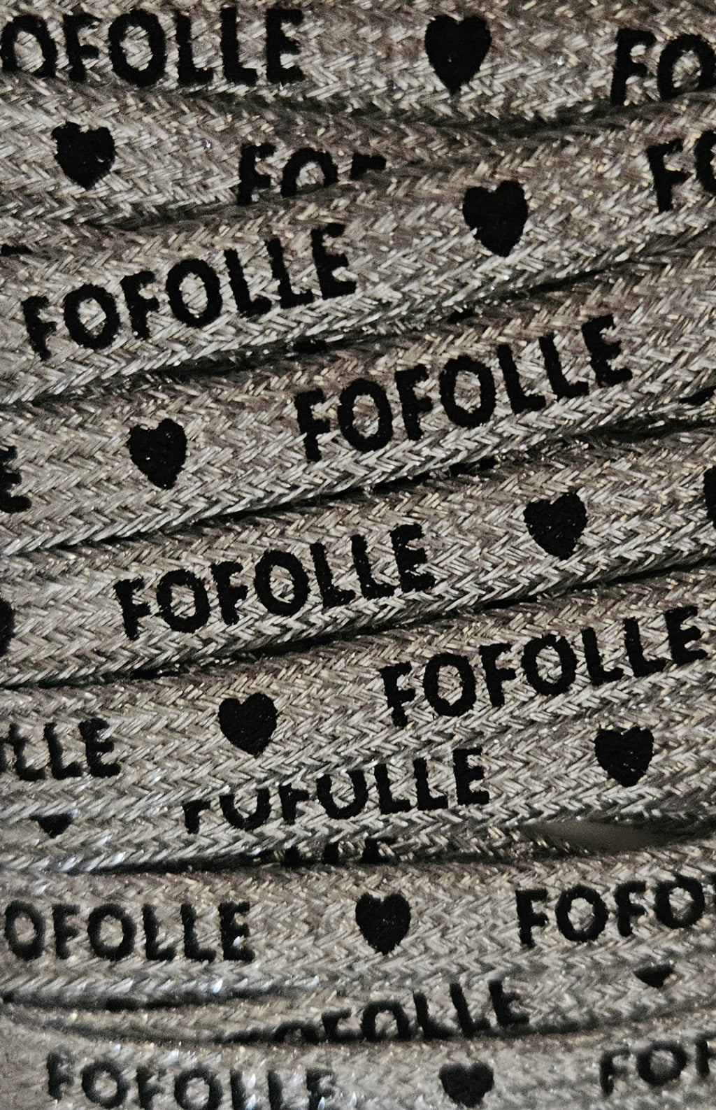 Lacets paillettes à message