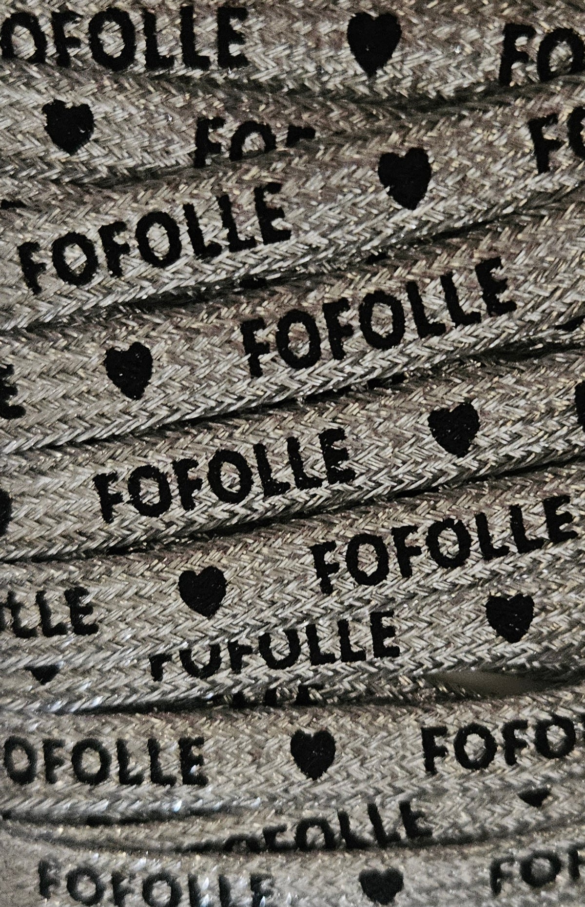 Lacets paillettes à message