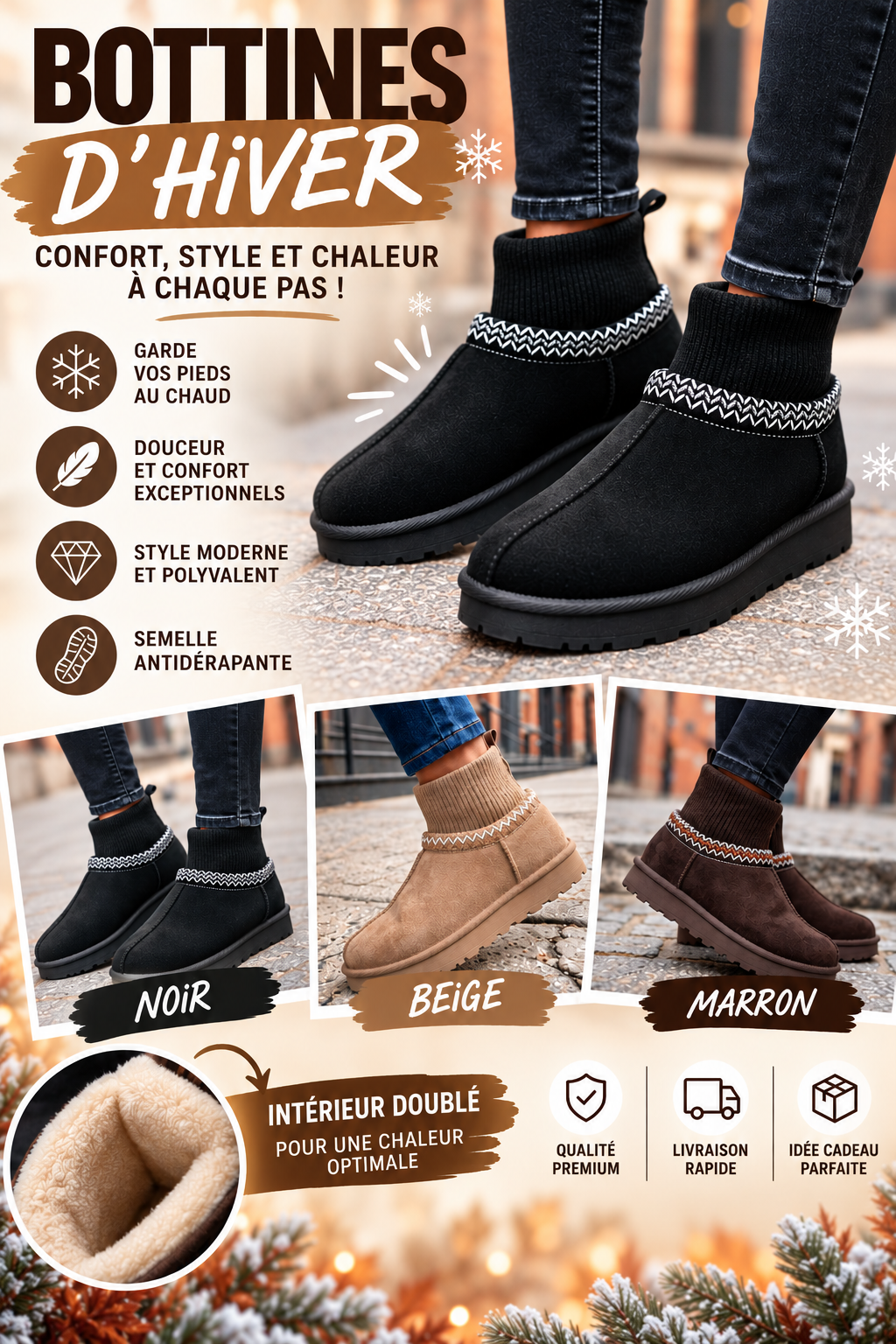 Bottines d'hiver