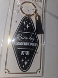 Porte clé pailette