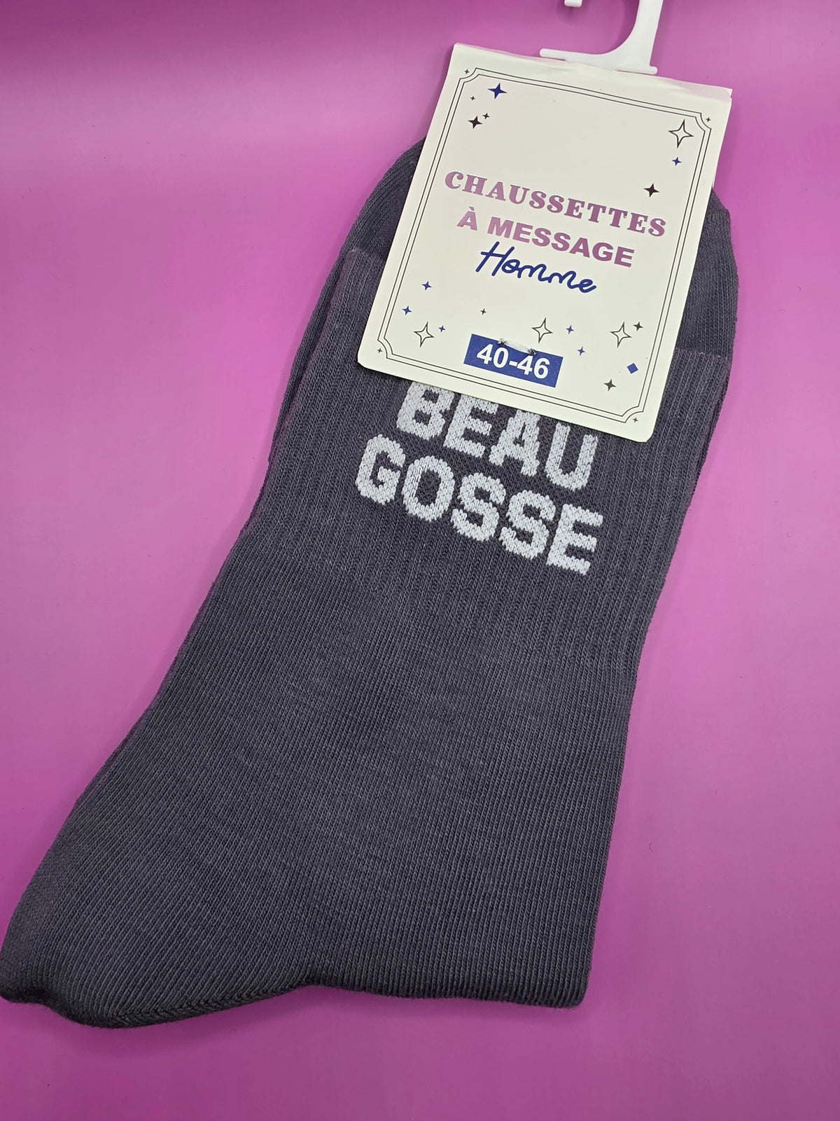 Chaussette a message