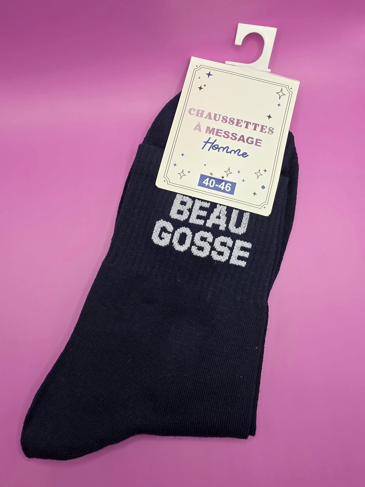 Chaussette a message