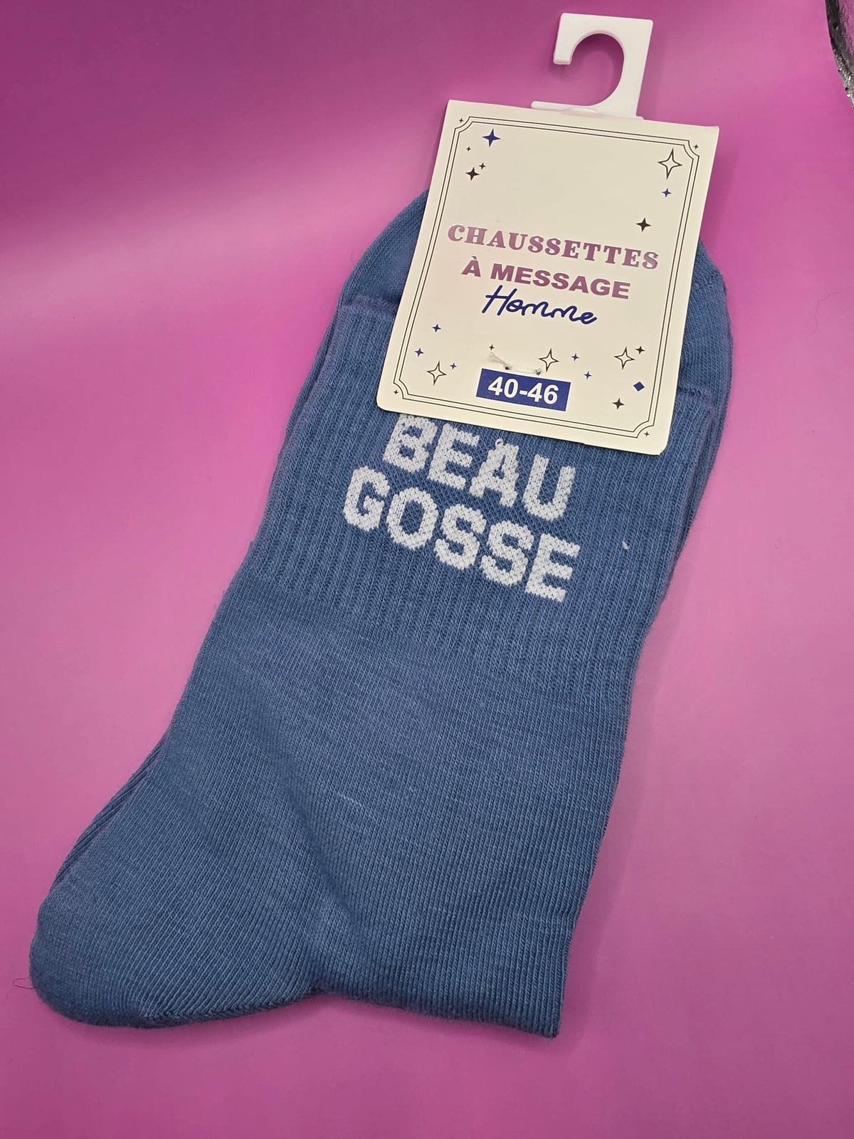Chaussette a message